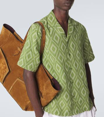 Bedrucktes Hemd Roberto aus Leinen | Frescobol Carioca