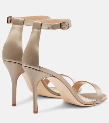 Chaos satin sandals  | Manolo Blahnik