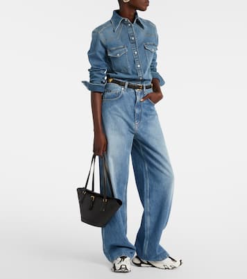 Day Faster DG suede-trimmed sneakers | Dolce&Gabbana