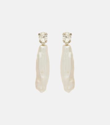 Ohrringe mit Süßwasserperlen und Kristallen | Simone Rocha