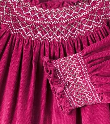 Robe brodée en velours | Tartine et Chocolat