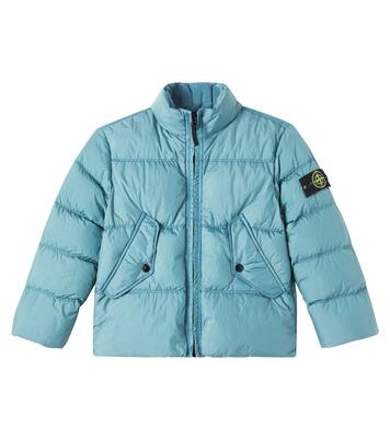 Compass down jacket | Stone Island Junior