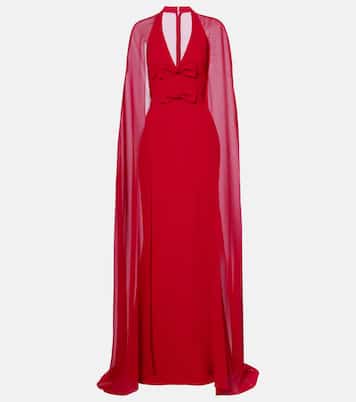 Robe longue en soie mélangée | Elie Saab