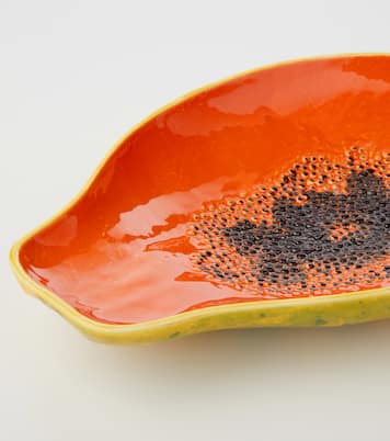 Piatto da portata Tropical Fruits Papaya in terracotta | Bordallo Pinheiro