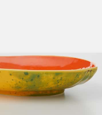Piatto da portata Tropical Fruits Papaya in terracotta | Bordallo Pinheiro