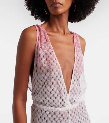 Open-knit lamé jumpsuit | Missoni