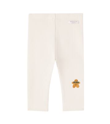 Baby Yosi embroidered cotton-blend leggings | Donsje