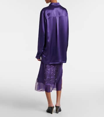 Dieu satin blouse | Joseph