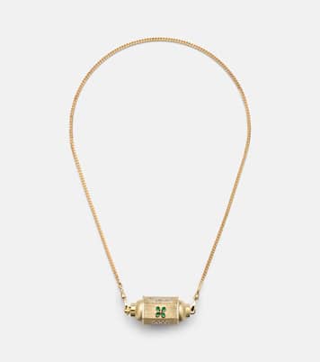 Collar con colgante Good Things de oro de 18 ct con esmeraldas | Marie Lichtenberg