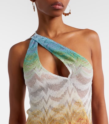 Maxikleid aus Häkelstrick | Missoni