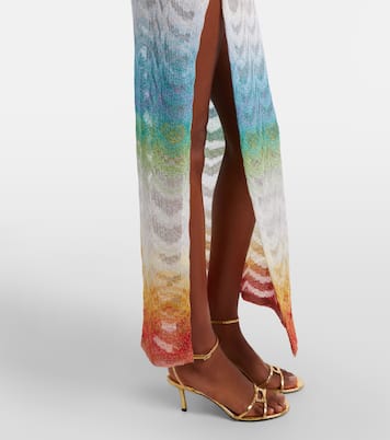 Maxikleid aus Häkelstrick | Missoni