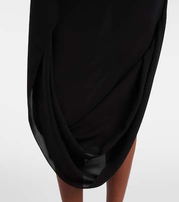 Midikleid aus Crêpe | Mugler