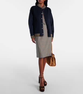 115 suede platform sandals | Prada