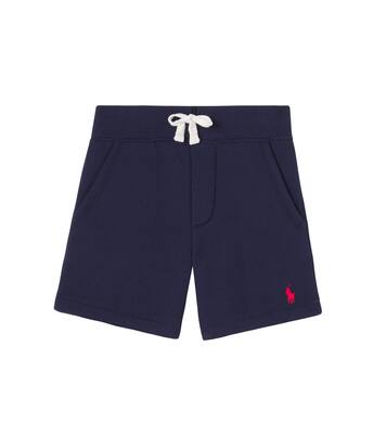 Embroidered cotton-blend shorts | Polo Ralph Lauren Kids