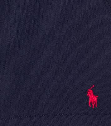 Embroidered cotton-blend shorts | Polo Ralph Lauren Kids