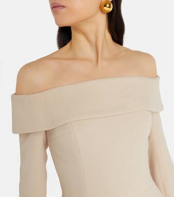 Bustier-Kleid Nosrat aus Woll-Crêpe | Emilia Wickstead