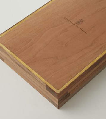 Walnut board game | Brunello Cucinelli