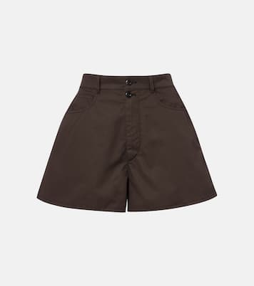 Cotton twill shorts | Lemaire