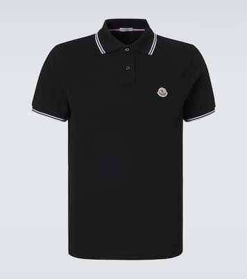Cotton piqué polo shirt | Moncler