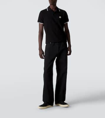 Cotton piqué polo shirt | Moncler
