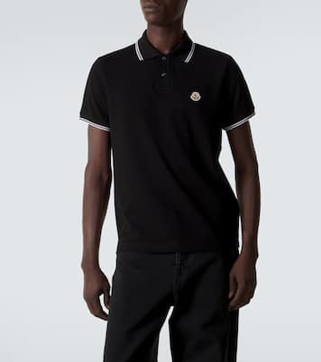 Cotton piqué polo shirt | Moncler