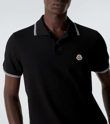 Cotton piqué polo shirt | Moncler