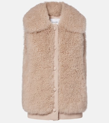 Weste aus Shearling mit Wolle | Yves Salomon