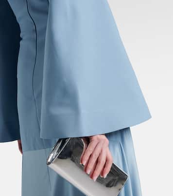 Rina crêpe and satin gown | Solace London