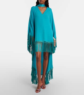 Cecil fringed crêpe cady kaftan | Taller Marmo