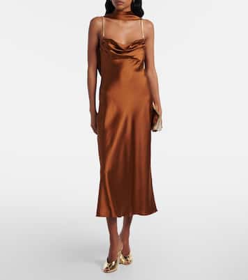 Robe de cocktail Phoenix en soie | Rebecca Vallance