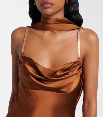 Robe de cocktail Phoenix en soie | Rebecca Vallance