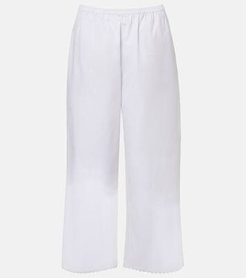Weite Hose aus Baumwollpopeline | Róhe