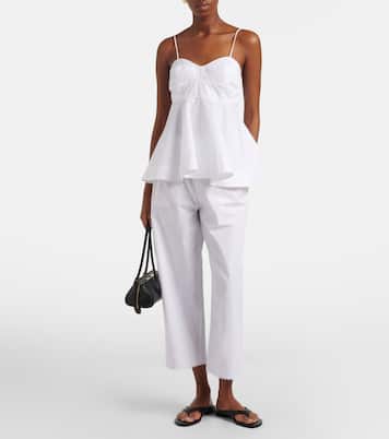 Weite Hose aus Baumwollpopeline | Róhe