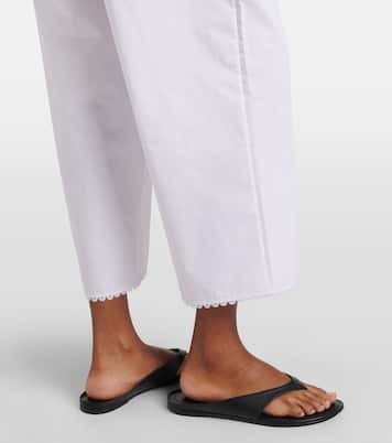 Weite Hose aus Baumwollpopeline | Róhe