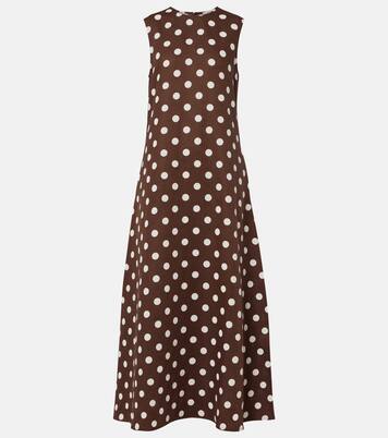 Maxikleid Tallin aus Leinen und Baumwolle | Asceno