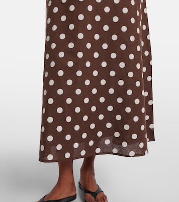 Maxikleid Tallin aus Leinen und Baumwolle | Asceno