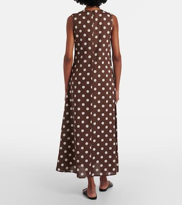 Maxikleid Tallin aus Leinen und Baumwolle | Asceno