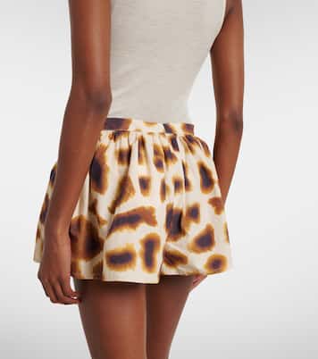 Short en coton à imprimé | Christopher Esber