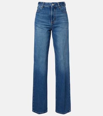 High-rise wide-leg jeans  | Victoria Beckham