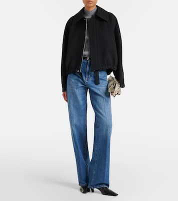High-rise wide-leg jeans  | Victoria Beckham