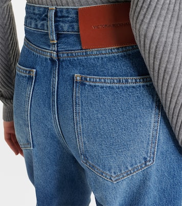 High-rise wide-leg jeans  | Victoria Beckham