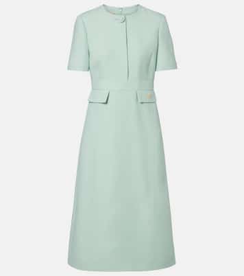 Crepe Couture VGold midi dress | Valentino