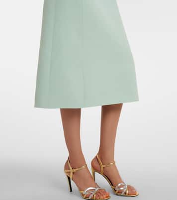 Crepe Couture VGold midi dress | Valentino