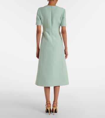 Crepe Couture VGold midi dress | Valentino