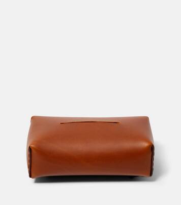Niez leather tissue holder | Michaël Verheyden