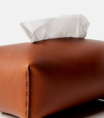 Niez leather tissue holder | Michaël Verheyden
