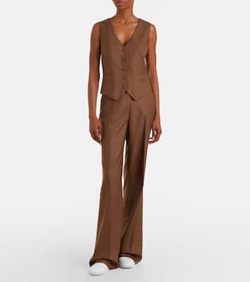 Coleridge wool and silk vest | Gabriela Hearst