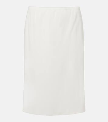 Ivera silk-blend chiffon midi skirt | The Row