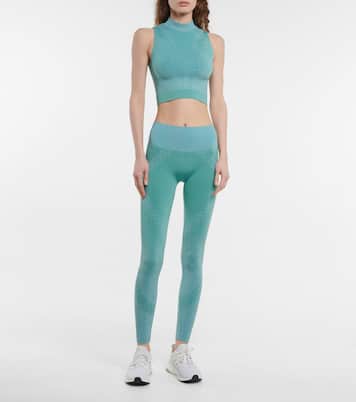 Cropped-Top Shiny Grid | Wolford