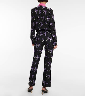 Bedruckte Hose aus Crepe Couture | Valentino